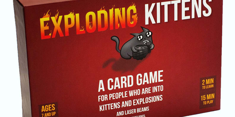 Exploding Kittens game box