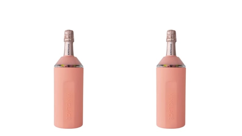 wine cooler in coral color