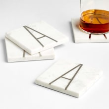 Product image of Marble Monogram Coasters