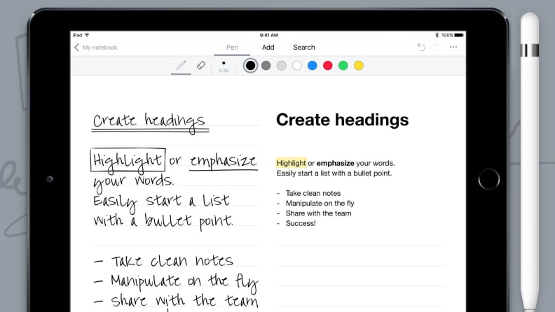 MyScript Nebo Note-Taking Chrome App