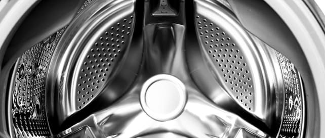 Keep the door propped open so the drum can dry after each load.