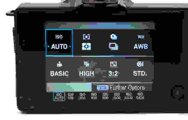 The quick menu system on the dp0 Quattro allows for near instant access to a number of key shooting settings.