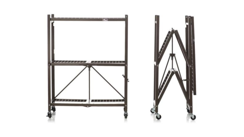Fold-Up Storage Shelves on white background.
