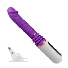 Product image of Bestvibe Megan Thrusting & Vibrating Dildo Machine with Handle and Sucker