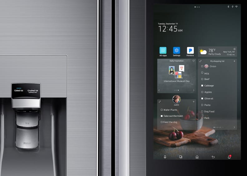 Samsung Family Hub Screen