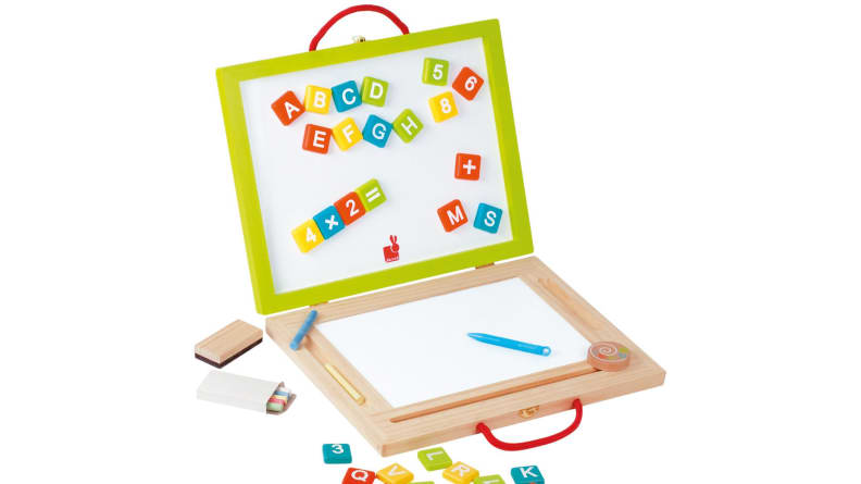 RetailDADDY Magnetic Writing Board With Alphabets & Numbers For Kids  Develope writing skills at an Early Age Educational Board Games Board Game  - Magnetic Writing Board With Alphabets & Numbers For Kids