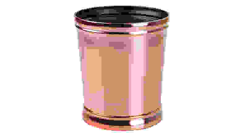mDesign Rose Gold Trash Can