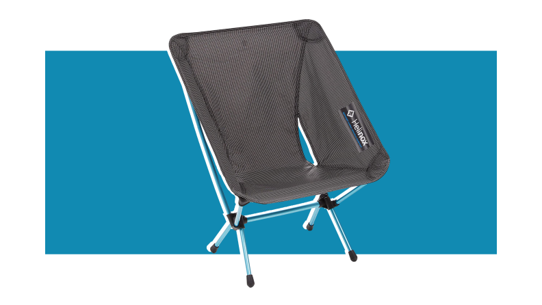 A Helinox camping chair.