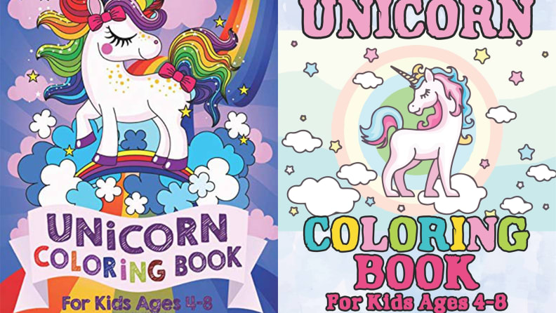 Unicorn coloring book: For Kids Ages 4-8. Sweet world of unicorns