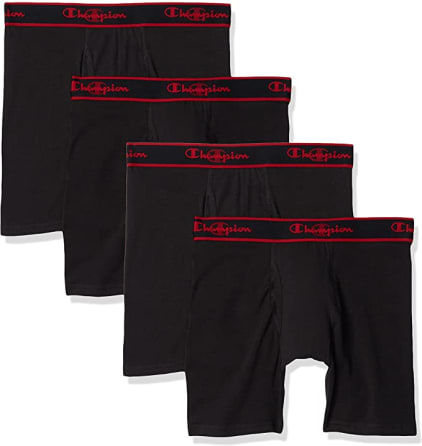 Buy Hanes Men's Underwear Boxer Briefs, Cool Dri Moisture-Wicking Underwear,  Cotton No-Ride-Up for Men, Multi-packs Available, 12 Pack - Black, Medium  at