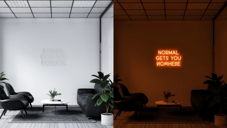 Normal Gets You Nowhere Neon Sign