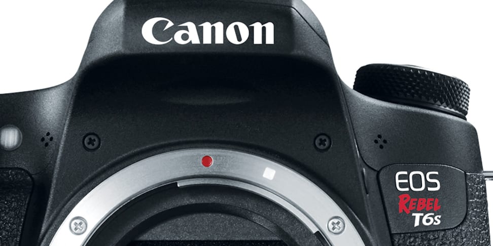 Canon's new T6S, one of two Rebel DSLRs set to launch this spring.