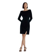 Product image of Lauren Ralph Lauren Velvet Puff-Sleeve Dress