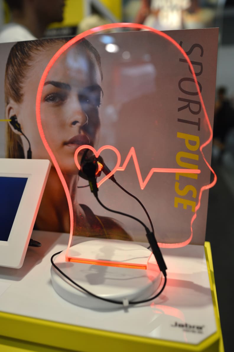The Jabra Sport Pulse Wireless headphones
