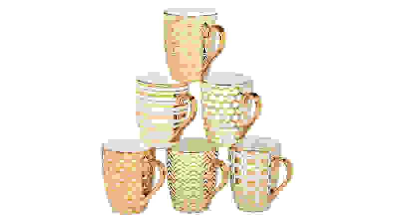 Certified International Gold Mug Set