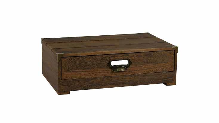 Threshold Monitor Stand with Drawer