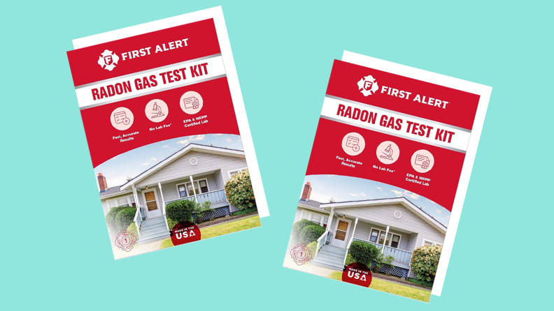 Two copies of a test kit for detecting gas leaks.