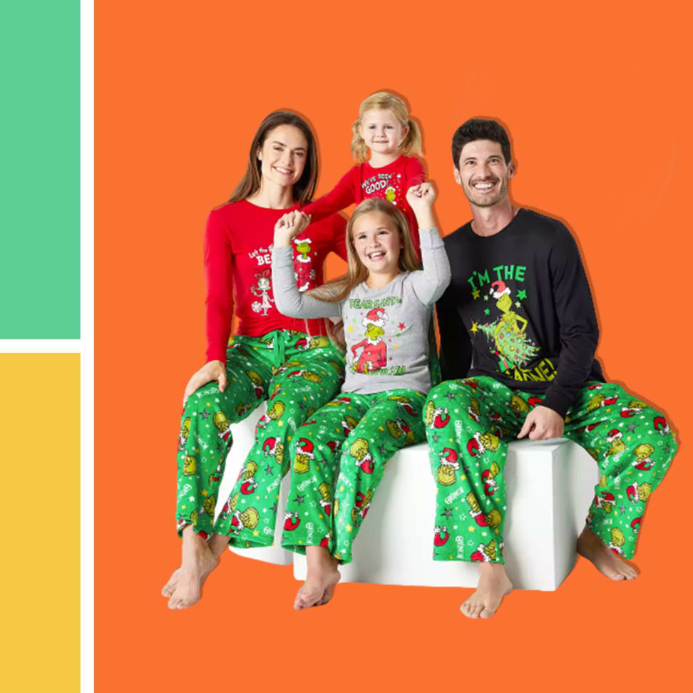 Christmas Pajama set Family Nightwear Women Men Child Santa Claus