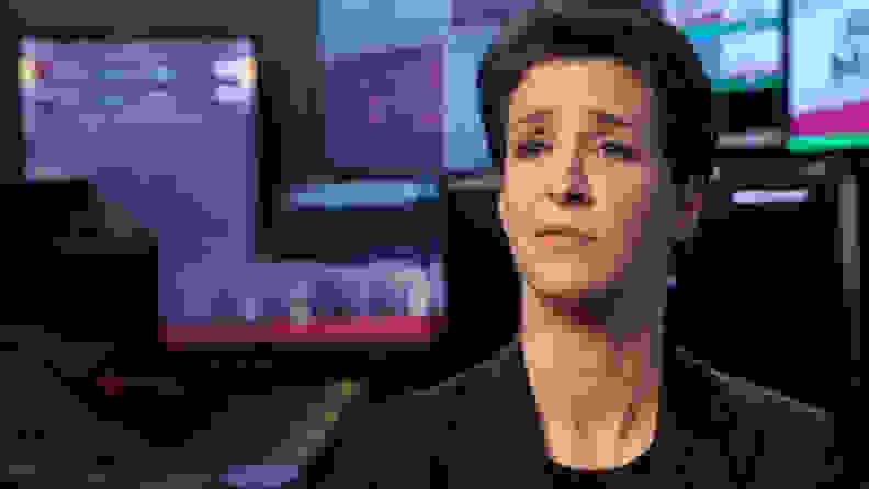 Rachel Maddow in a still from "Visible: Out on Television," one of the best LGBTQ+ documentaries to stream now.