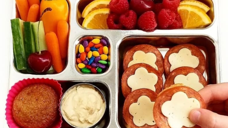 DIY Lunchables in a PlanetBox bento box