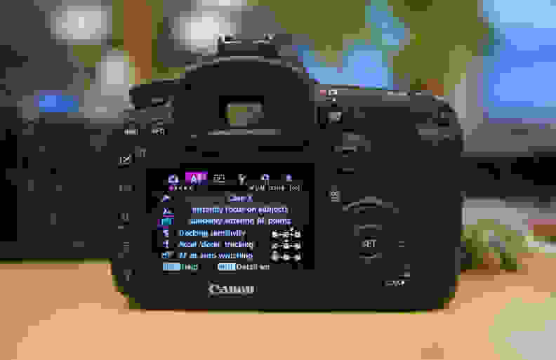 The Canon autofocus menu is, bar none, the most robust available.