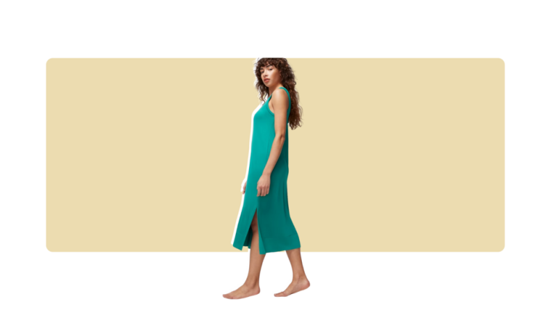 A green Soma nightgown.