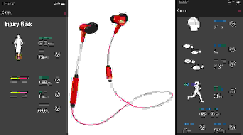 Run Free Pro BIO earphones and screenshots