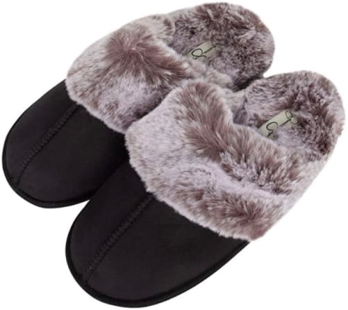 slippers without fur