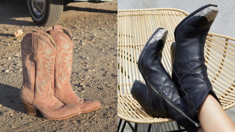 Idyllwind cowboy boots and Free People Western booties