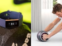 Fitbit Charge 3 and Ab Roller Pro