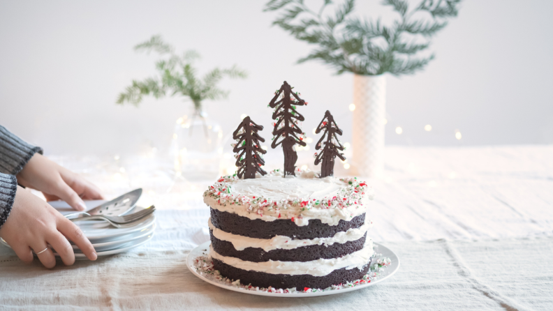 If you're shipping a cake this year, make sure to surround it with less weighty objects like nuts and popcorn.
