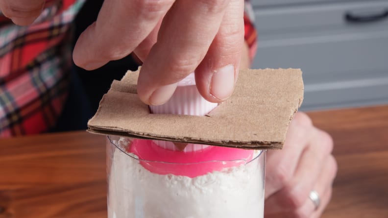 Base being unscrewed.