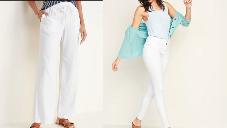 white pants