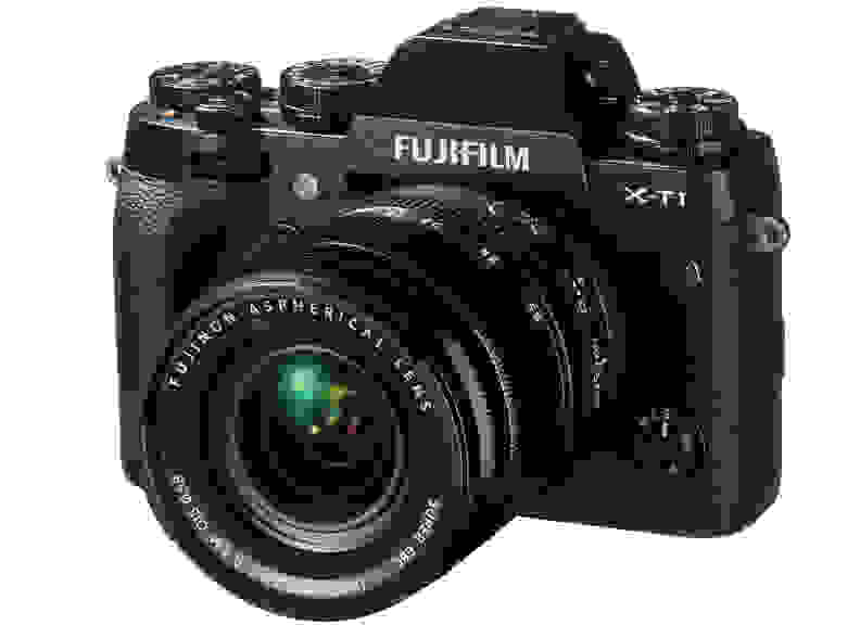 A manufacturer render of the Fujifilm X-T1 IR.