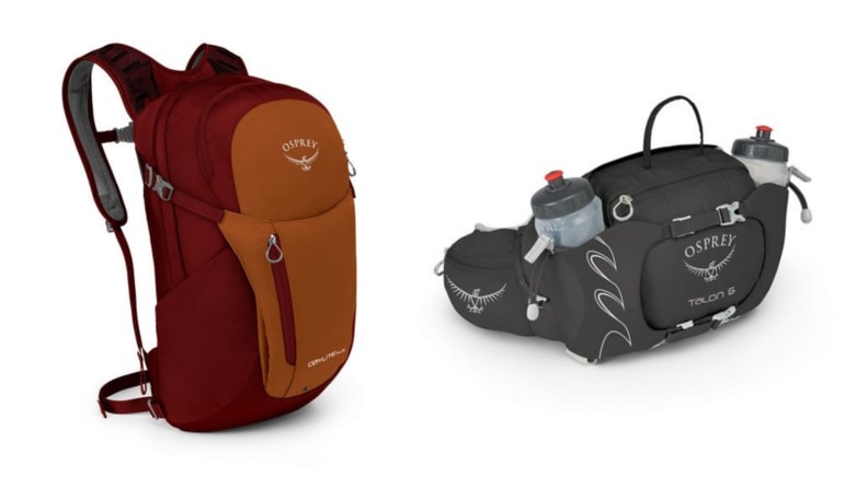 Osprey waist pack and Daylite pack