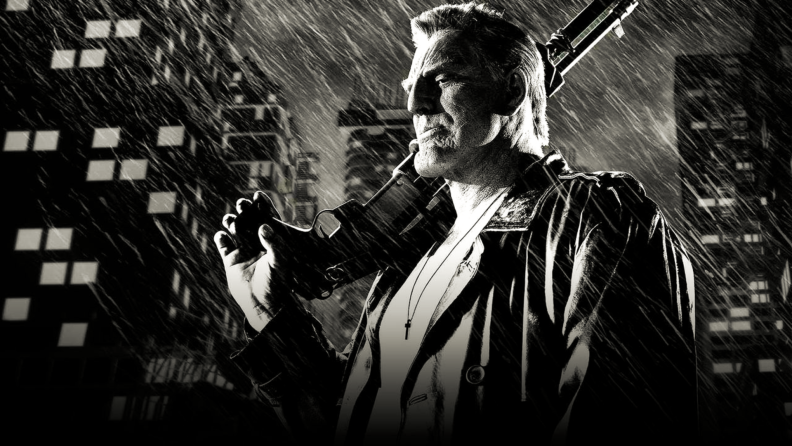 Mickey Rourke stars as Marv in ‘Sin City.’