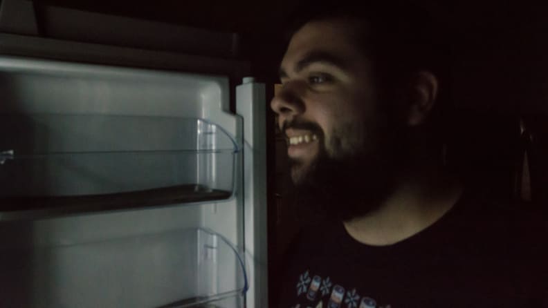 A quick peek inside the fridge can help you know if your fridge is drawing power.