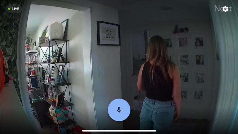 The view from Google's Nest Cam (wired, indoor).