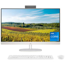 Product image of HP 27-inch All-in-One Desktop PC, Intel Core i7, 12 GB RAM, 512 GB SSD