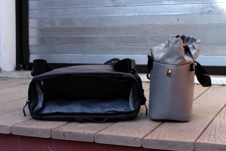 When you don't need to carry a camera with you, the padded insert can be removed to provide extra room for other items.