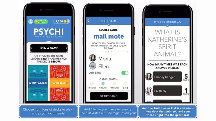 Psych app on Iphones