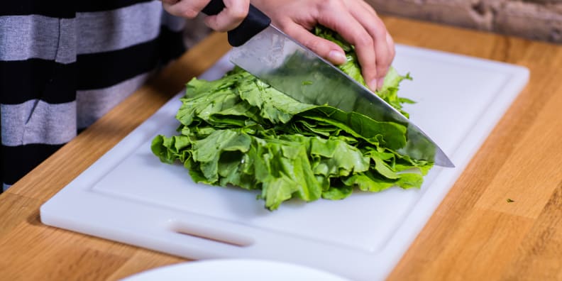 Prepworks by Progressive Cutting Board with lettuce