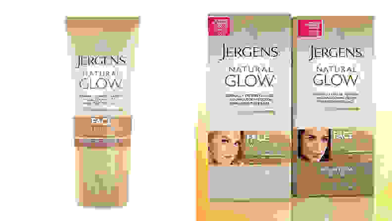 A photo of the Jergens Natural Glow Face Daily Moisturizer.