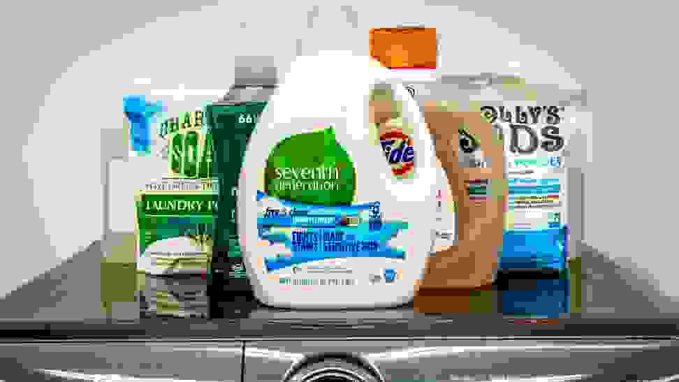 Test candidates in our eco-friendly detergent roundup