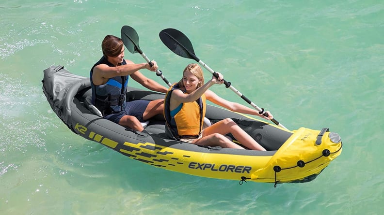 Despite being inflatable, this kayak still performs flawlessly.