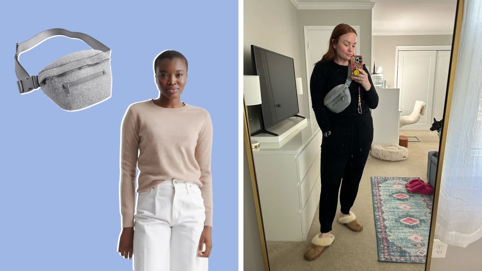 Quince womenswear review: Cashmere sweater and pants, neoprene