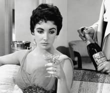 Elizabeth Taylor Champagne coupe