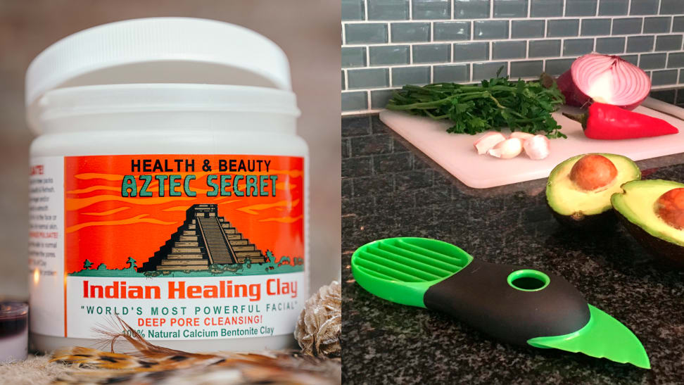 Aztec Secret Indian Healing Clay and OXO Good Grips Avocado Slicer