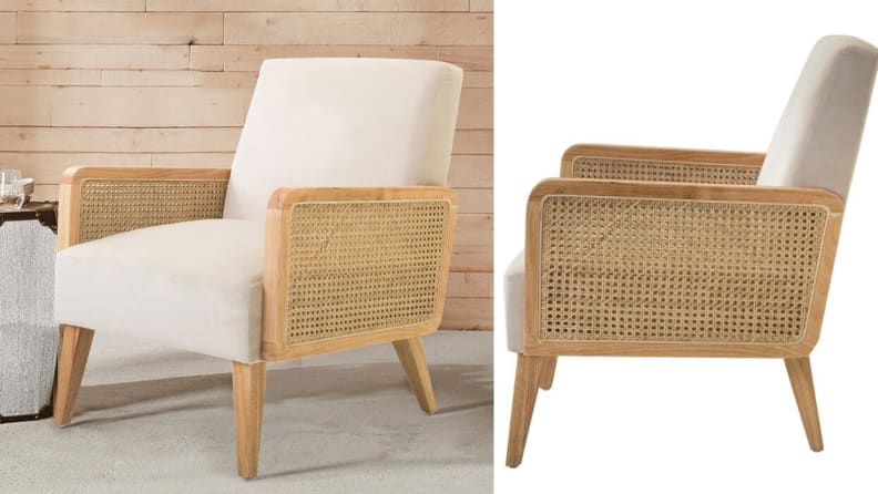 rattan armchair