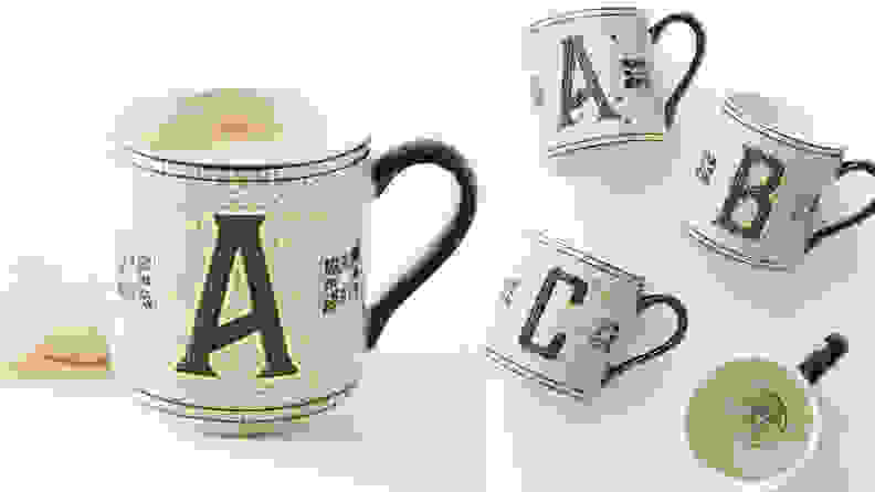 For the mom who drinks coffee: Margot Monogram Mug